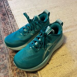 Asics Turquoise Athletic Sneakers